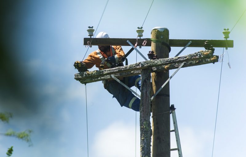 Wild weekend affects power supply in the area